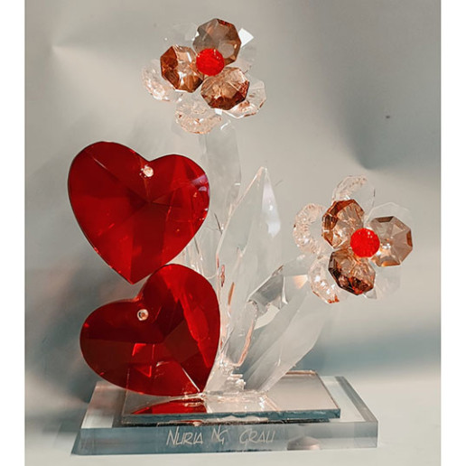 árbol de cristal de murano tú y yo